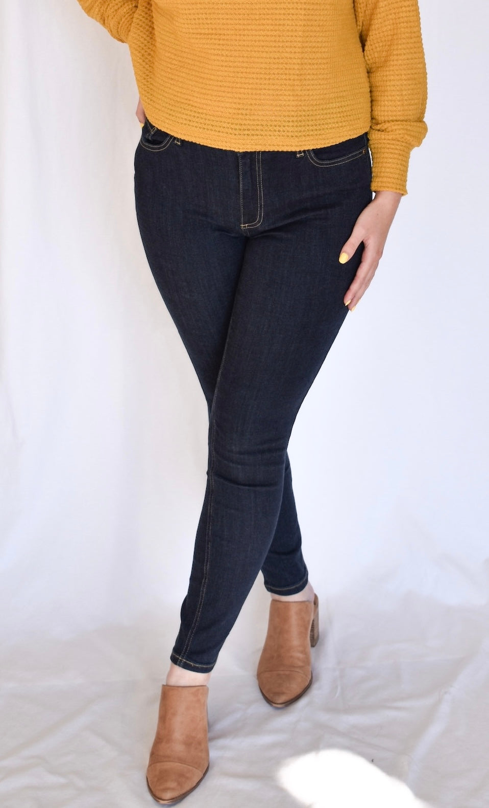 Jude Mid Rise Skinny Ankle Jean